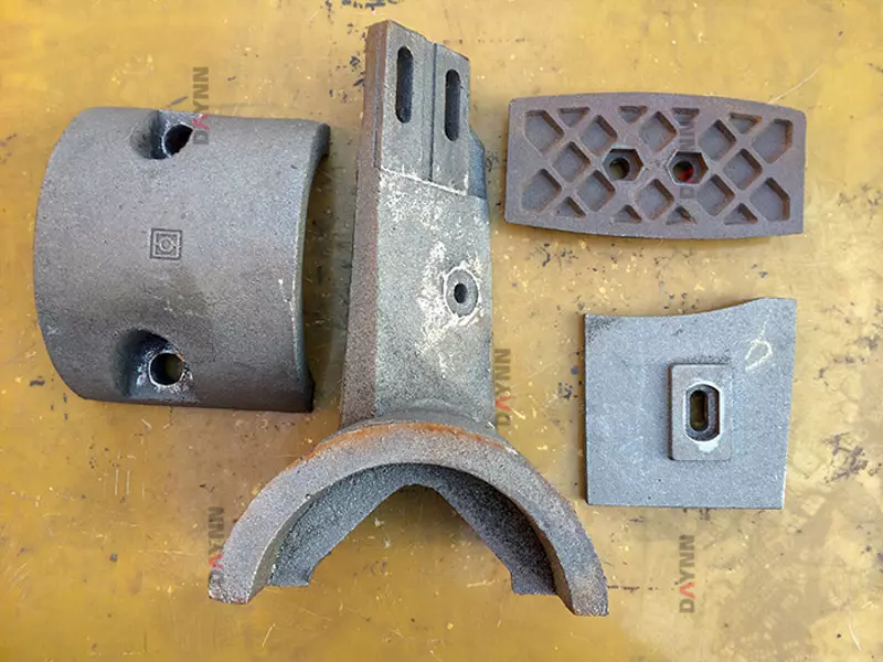 replacement parts of paddles and blades for mixing plant