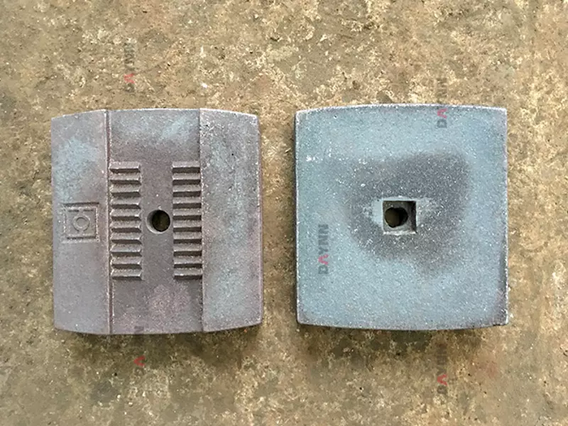 replacement parts of paddles and blades for mixing plant