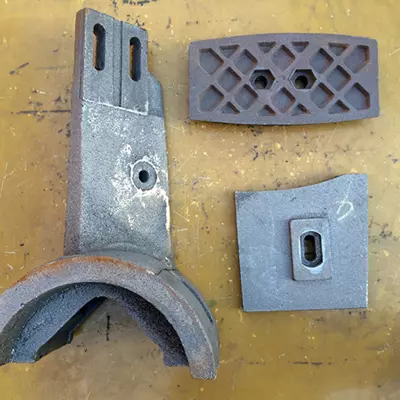 replacement parts of casting paddles and blades for mixing plants