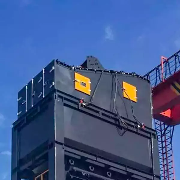 vibrating screen system on mobile asphalt plant