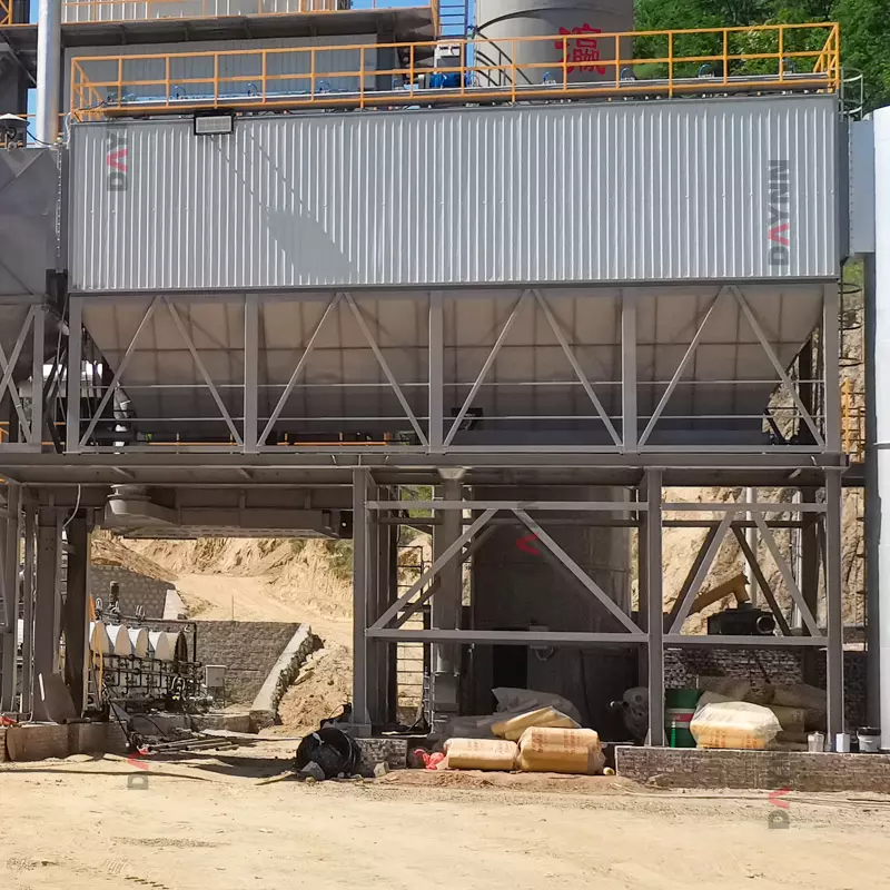 dust collector on LB3000 asphalt plant